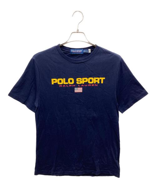 POLO SPORT（ポロスポーツ）POLO SPORT (ポロスポーツ) プリントTシャツ ネイビー サイズ:XL(18-20)の古着・服飾アイテム