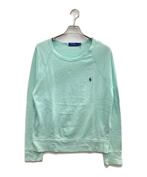 POLO RALPH LAUREN（ポロ・ラルフローレン）POLO RALPH LAUREN (ポロ・ラルフローレン) ライトスウェット グリーン サイズ:Mの古着・服飾アイテム