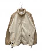 X-GIRLエックスガール）の古着「ラグランフリース ジャケット」｜ベージュ