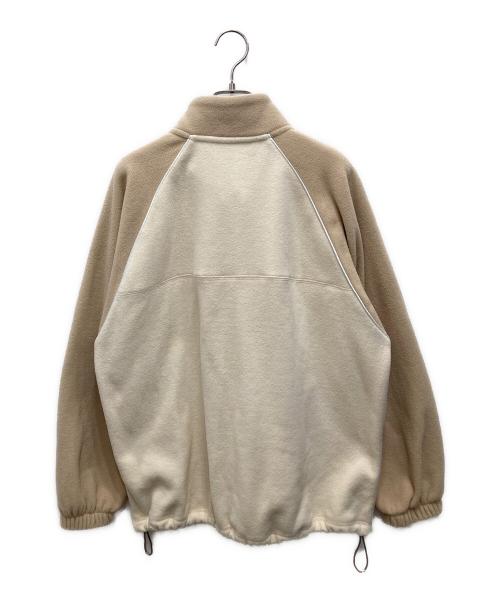 X-GIRL（エックスガール）X-GIRL (エックスガール) ラグランフリース ジャケット ベージュ サイズ:Mの古着・服飾アイテム