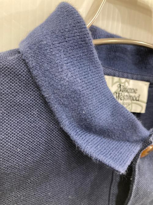 Vivienne Westwood man（ヴィヴィアン ウェストウッド マン）Vivienne Westwood man (ヴィヴィアン ウェストウッド マン) ポロシャツ ネイビー サイズ:44の古着・服飾アイテム