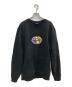 stussy（ステューシー）の古着「Basic S Applique Crew」｜ブラック