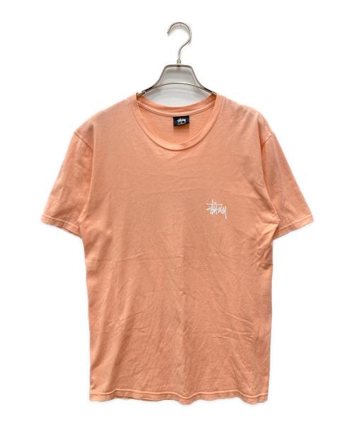 stussy（ステューシー）stussy (ステューシー) プリントカットソー ピンク サイズ:Mの古着・服飾アイテム