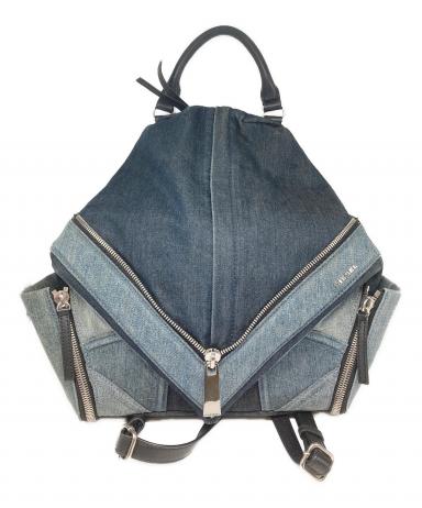 中古・古着通販】DIESEL (ディーゼル) デニムバックパック ブルー 