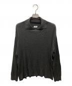 URUウル）の古着「TURTLE NECK KNIT／タートル ネック ニット」｜グレー