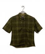 PENDLETONペンドルトン）の古着「60's半袖チェックネルシャツ」｜カーキ