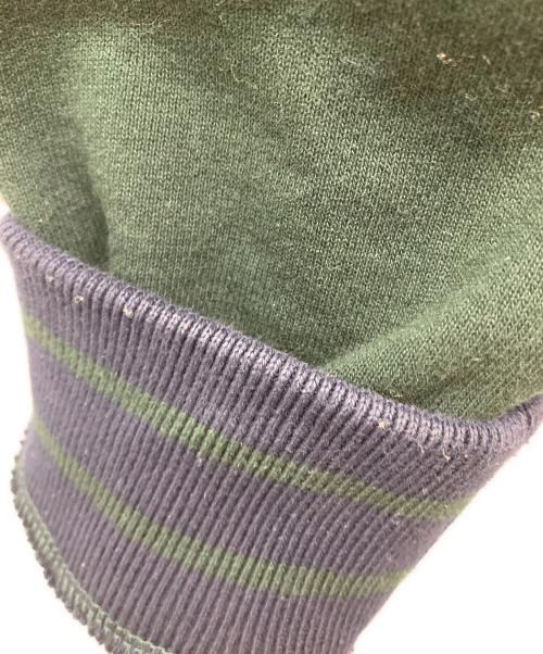 KEBOZ（ケボズ）KEBOZ (ケボズ) ハーフジップスウェット グリーン サイズ:Lの古着・服飾アイテム