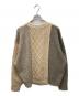 KURO (クロ) REMAKE KNIT SWEATER/リメイク ニット スウェット アイボリー サイズ:1：5000円