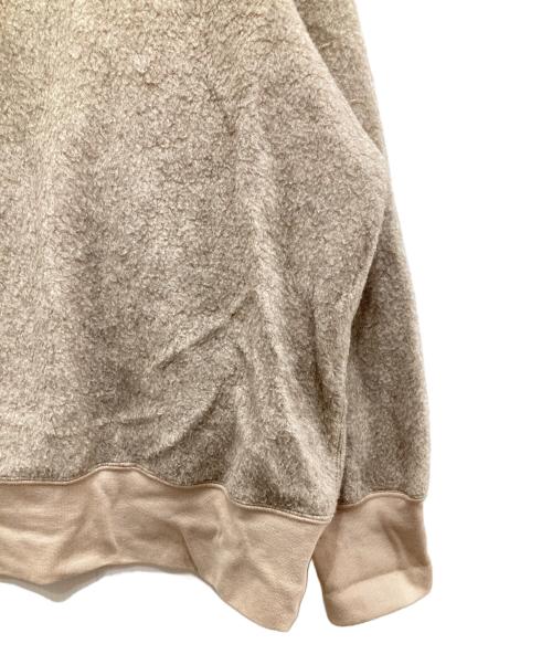 JOHN MASON SMITH（ジョンメイソンスミス）JOHN MASON SMITH (ジョンメイソンスミス) YAKU PILE ELBOW PADS SWEAT ベージュ サイズ:Mの古着・服飾アイテム