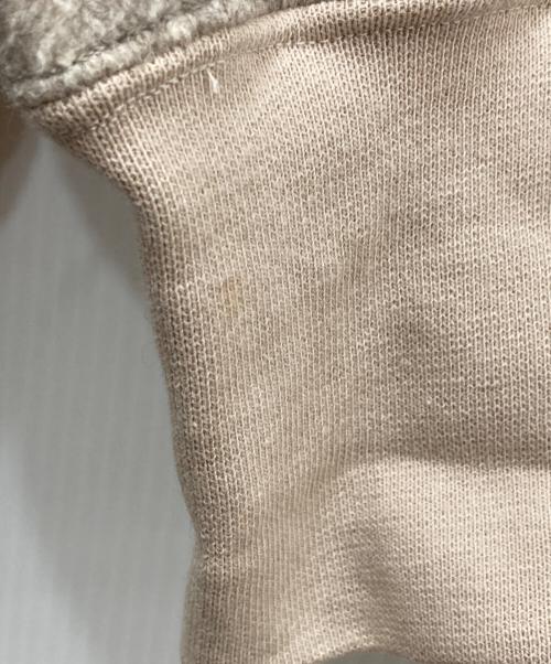 JOHN MASON SMITH（ジョンメイソンスミス）JOHN MASON SMITH (ジョンメイソンスミス) YAKU PILE ELBOW PADS SWEAT ベージュ サイズ:Mの古着・服飾アイテム