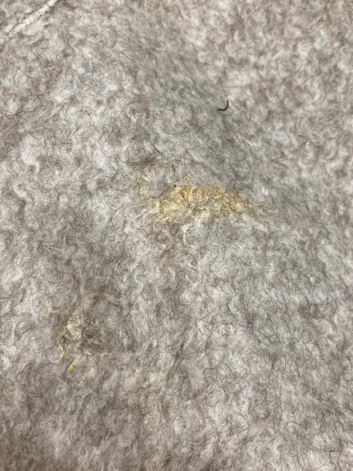 JOHN MASON SMITH（ジョンメイソンスミス）JOHN MASON SMITH (ジョンメイソンスミス) YAKU PILE ELBOW PADS SWEAT ベージュ サイズ:Mの古着・服飾アイテム