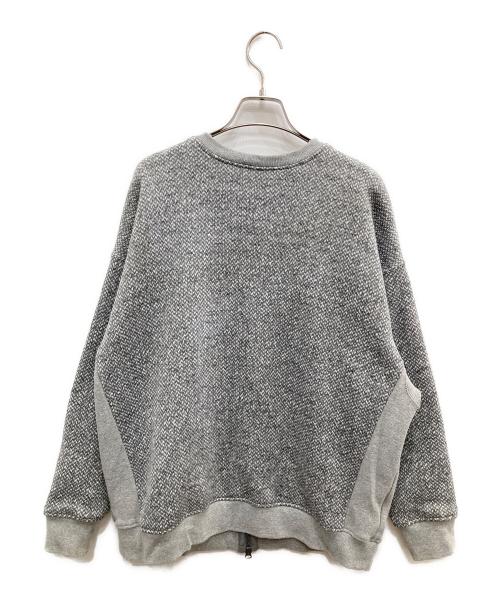 SIWALY fluid（シワリーフルイド）siwaly fluid (シワリーフルイド) ジップジャケット グレー サイズ:FREEの古着・服飾アイテム