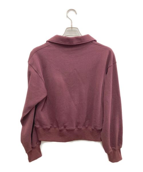 +81BRANCA（ハチイチブランカ）+81BRANCA (ハチイチブランカ) SLOBE IENA (スローブ イエナ) 別注ハーフジップスウェット ボルドー サイズ:Fの古着・服飾アイテム