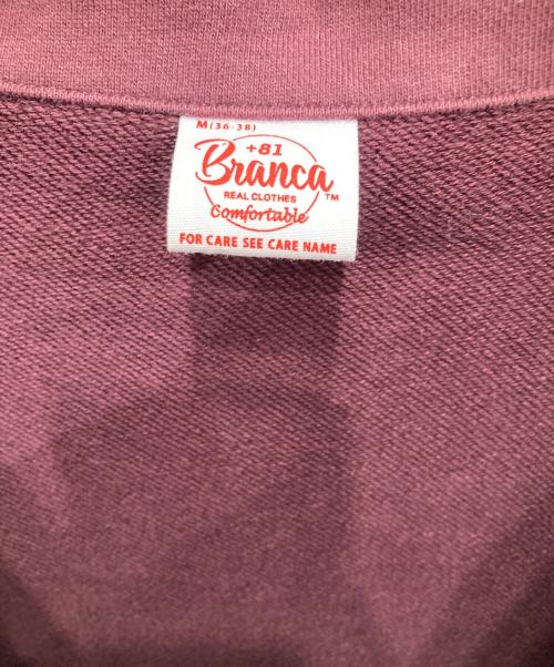 +81BRANCA（ハチイチブランカ）+81BRANCA (ハチイチブランカ) SLOBE IENA (スローブ イエナ) 別注ハーフジップスウェット ボルドー サイズ:Fの古着・服飾アイテム