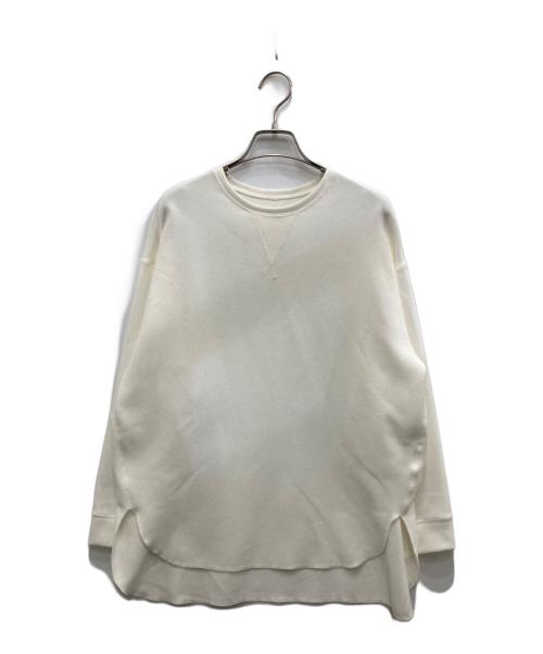 Whim Gazette（ウィムガゼット）Whim Gazette (ウィムガゼット) Vガゼットプルオーバー ホワイト サイズ:Sの古着・服飾アイテム