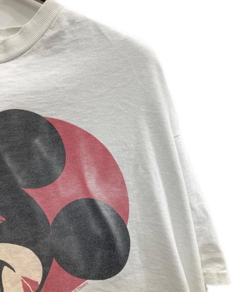 DELTA（デルタ）DELTA (デルタ) 90s ミッキーマウス キスマーク Tシャツ ホワイト サイズ:XXLの古着・服飾アイテム