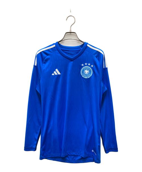 adidas（アディダス）adidas (アディダス) ドイツ代表 2022GK レプリカユニフォーム ブルー サイズ:Mの古着・服飾アイテム