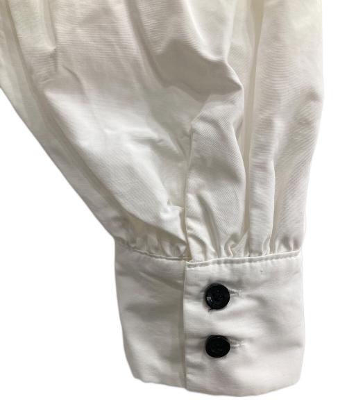 ELLIE（エリー）ELLIE (エリー) タックボリュームスリーブシャツ ホワイト サイズ:Fの古着・服飾アイテム