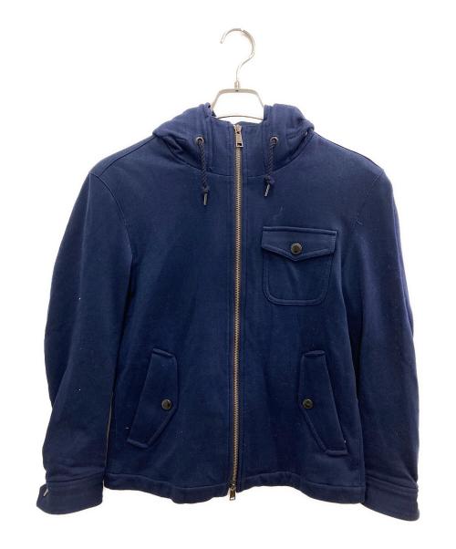 BLACK LABEL CRESTBRIDGE（ブラックレーベル クレストブリッジ）BLACK LABEL CRESTBRIDGE (ブラックレーベル クレストブリッジ) フーデッドジャケット ネイビー サイズ:Mの古着・服飾アイテム