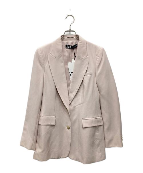 ZARA（ザラ）ZARA (ザラ) テーラードジャケット ピンク サイズ:Sの古着・服飾アイテム