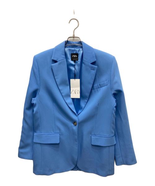 ZARA（ザラ）ZARA (ザラ) テーラードジャケット ブルー サイズ:S 未使用品の古着・服飾アイテム