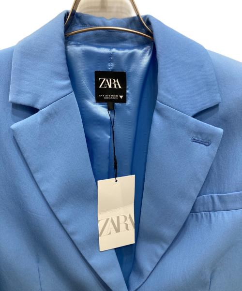 ZARA（ザラ）ZARA (ザラ) テーラードジャケット ブルー サイズ:S 未使用品の古着・服飾アイテム