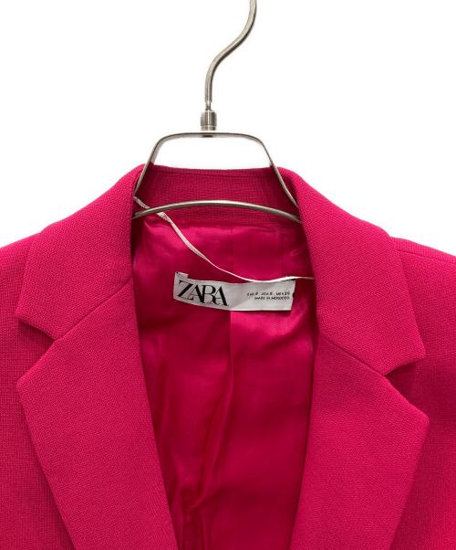 ZARA（ザラ）ZARA (ザラ) テーラードジャケット ピンク サイズ:S 未使用品の古着・服飾アイテム