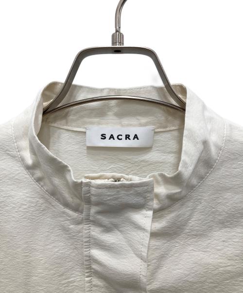 SACRA（サクラ）SACRA (サクラ) TUMBLER FINISH GILET/タンブラー フィニッシュ ジレ ホワイト サイズ:38の古着・服飾アイテム