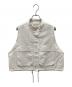 SACRA（サクラ）の古着「TUMBLER FINISH GILET/タンブラー フィニッシュ ジレ」｜ホワイト