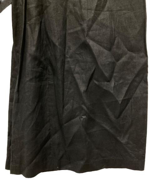 JOURNAL STANDARD（ジャーナルスタンダード）JOURNAL STANDARD (ジャーナルスタンダード) リネン タックキュロット ブラック サイズ:38 未使用品の古着・服飾アイテム