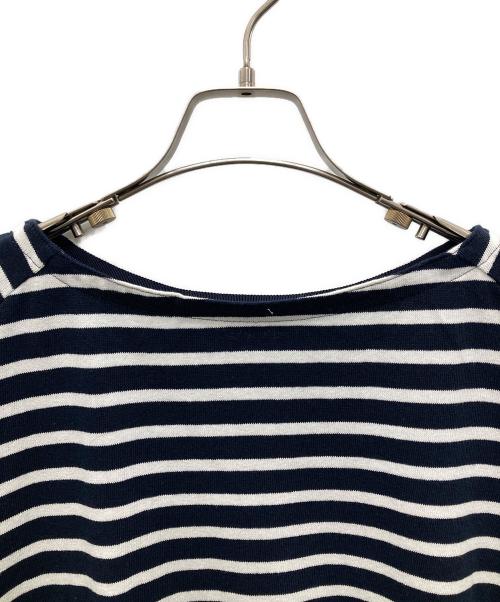 sacai（サカイ）sacai (サカイ) ボーダーカットソーワンピース ネイビー サイズ:3の古着・服飾アイテム