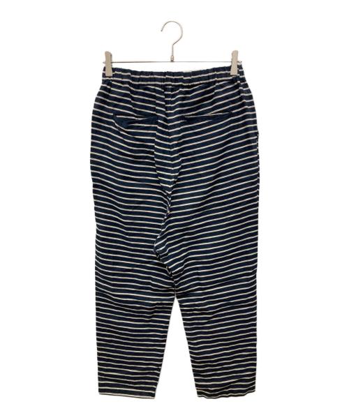 journal standard luxe（ジャーナルスタンダード ラックス）journal standard luxe (ジャーナルスタンダード リュクス) リネンボーダーパンツ ネイビー サイズ:表記無し(実寸ご確認ください）の古着・服飾アイテム