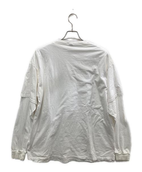 Comfort Colors（コンフォートカラーズ）Comfort Colors (コンフォートカラーズ) FRUIT OF THE LOOM (フルーツオブザルーム) ソニックユースリメイクTシャツ ホワイト サイズ:Lの古着・服飾アイテム