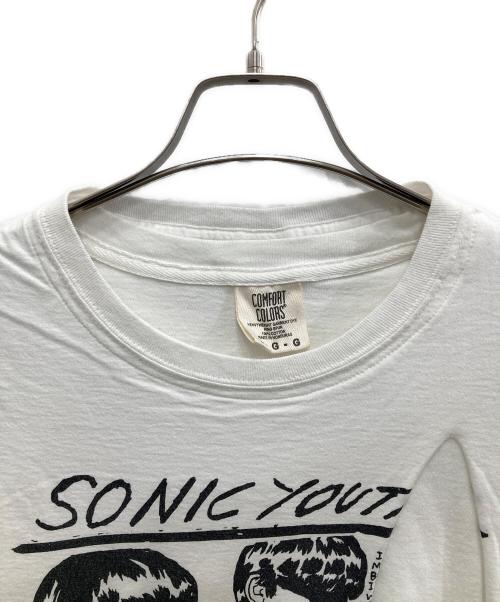 Comfort Colors（コンフォートカラーズ）Comfort Colors (コンフォートカラーズ) FRUIT OF THE LOOM (フルーツオブザルーム) ソニックユースリメイクTシャツ ホワイト サイズ:Lの古着・服飾アイテム