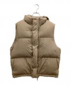 CALUX×DEUXIEME CLASSEキャラクス×ドゥーズィエム クラス）の古着「PUFFRベスト/パファーベスト」｜ベージュ