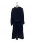 ebure (エブール) ベルト付ワンピース ネイビー サイズ:38：11000円