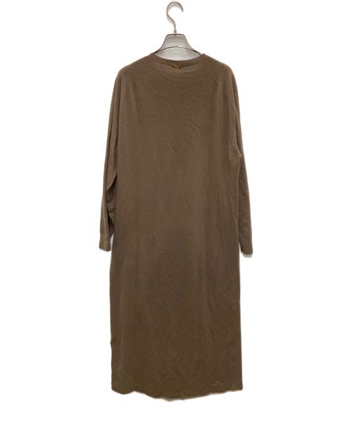 MUSE de Deuxieme Classe（ミューズ ドゥーズィエム クラス）MUSE de Deuxieme Classe (ミューズ ドゥーズィエム クラス) CAPRI クルーネックワンピース ブラウン サイズ:表記無しの古着・服飾アイテム