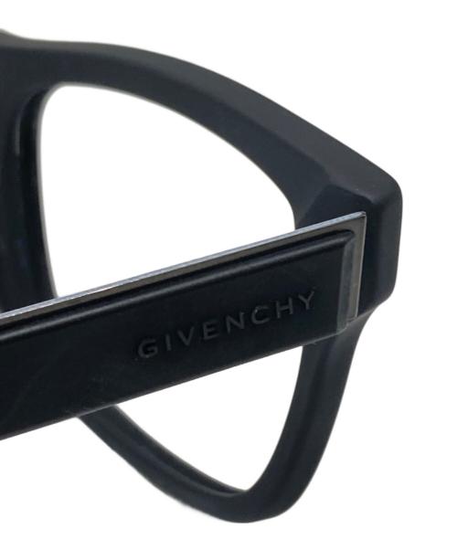 GIVENCHY（ジバンシィ）GIVENCHY (ジバンシィ) 眼鏡フレーム ブラックの古着・服飾アイテム