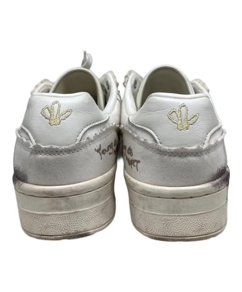 adidas（アディダス）adidas (アディダス) Rivalry Low/ライバルリー ロー アイボリー サイズ:28.5cmの古着・服飾アイテム