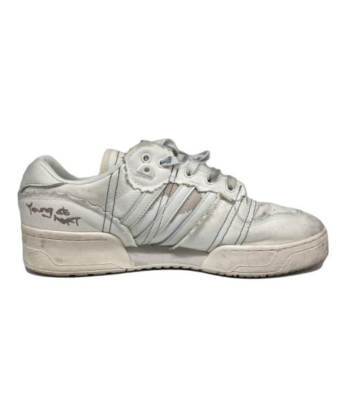 adidas（アディダス）adidas (アディダス) Rivalry Low/ライバルリー ロー アイボリー サイズ:28.5cmの古着・服飾アイテム