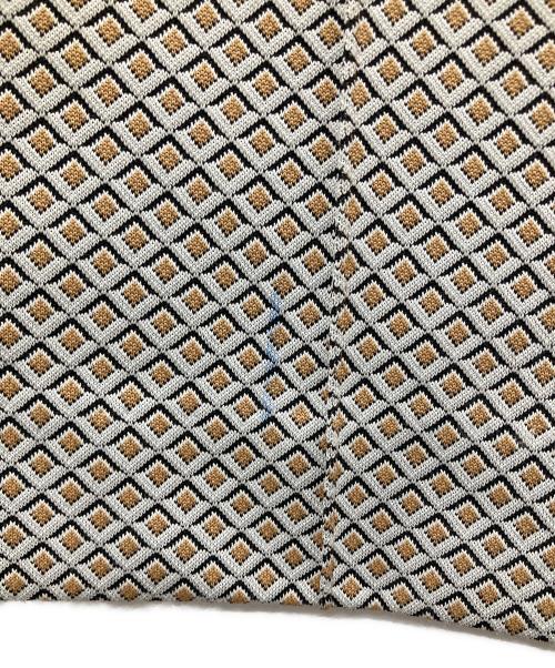 BALLSEY（ボールジィ）BALLSEY (ボールジィ) キカジャカードジャージー セミフレアパンツ ベージュ サイズ:34の古着・服飾アイテム