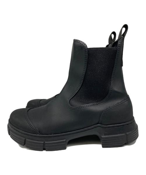 GANNI（ガニー）GANNI (ガニー) ラバーサイドゴアブーツ ブラック サイズ:36の古着・服飾アイテム