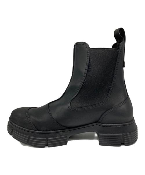 GANNI（ガニー）GANNI (ガニー) ラバーサイドゴアブーツ ブラック サイズ:36の古着・服飾アイテム