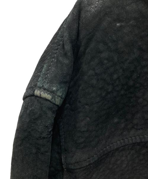 AVIREX（アヴィレックス）AVIREX (アヴィレックス) 90'sスウェードブルゾン ブラック サイズ:Lの古着・服飾アイテム