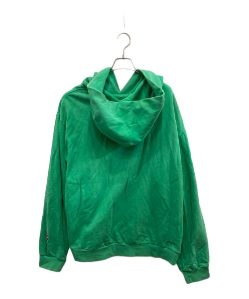 J balvin（J. バルヴィン）J Balvin (J.バルヴィン) プルオーバーパーカー グリーン サイズ:X-LARGEの古着・服飾アイテム