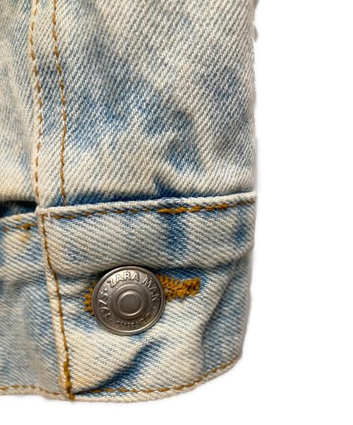 ZARA（ザラ）ZARA (ザラ) 裏ボアデニムジャケット ブルー サイズ:Lの古着・服飾アイテム