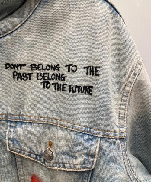 ZARA（ザラ）ZARA (ザラ) 裏ボアデニムジャケット ブルー サイズ:Lの古着・服飾アイテム