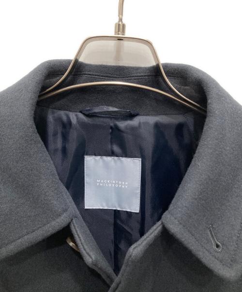 MACKINTOSH PHILOSOPHY（マッキントッシュ フィロソフィー）MACKINTOSH PHILOSOPHY (マッキントッシュ フィロソフィー) ウールステンカラーコート グレー サイズ:2の古着・服飾アイテム