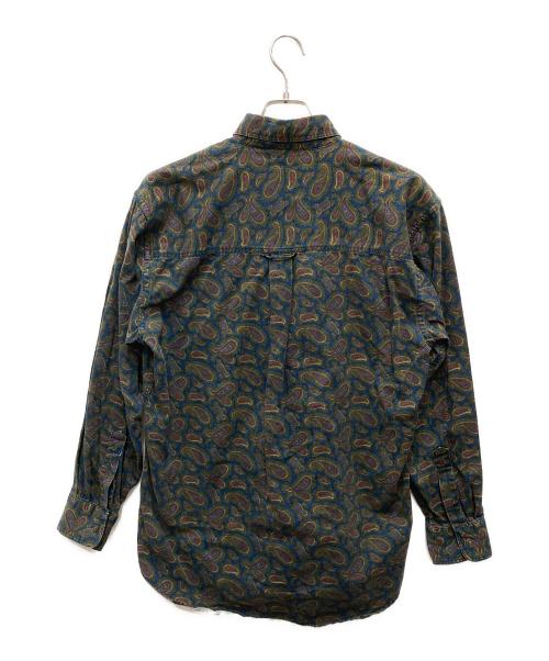CHAPS RALPH LAUREN（チャップス ラルフローレン）CHAPS RALPH LAUREN (チャップス ラルフローレン) 80s ペイズリー柄シャツ オリーブ サイズ:表記無しの古着・服飾アイテム