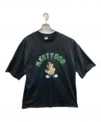 NASTY DOGナスティー ドッグ）の古着「プリントカットソー」｜ブラック